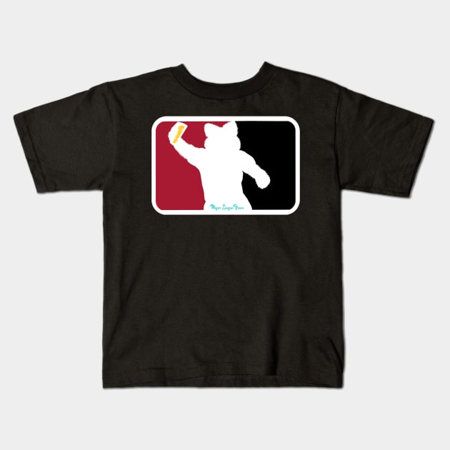 Baxter Mascot Major League Brews Kids T-Shirt by Major League Brews 